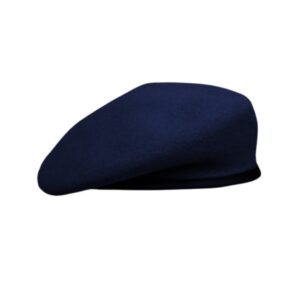 Pink city blue beret cap