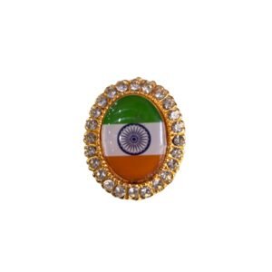 Oval Tiranga Ring