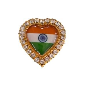 tiranga heart ring