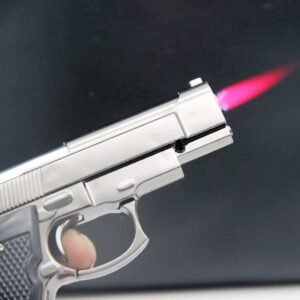 Beretta M92G Silver Gun Lighter (2)
