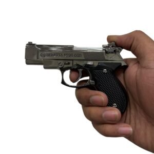 Beretta M92G Silver Gun Lighter (2)