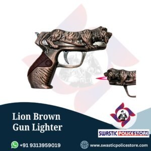 Lion Brown Gun Lighter